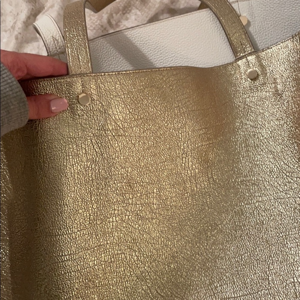 Luana Italy Leather Reversible Tote - Picture 2 of 7